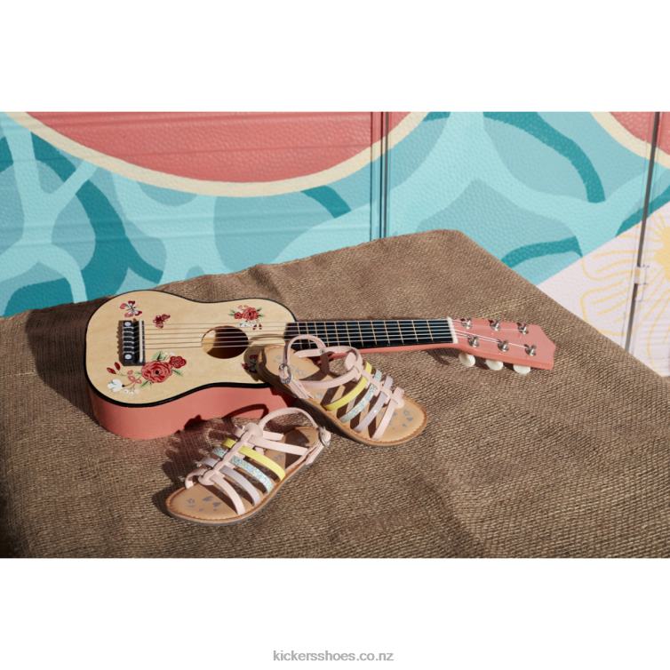 Kickers Kids Dixon Pink Yellow Purple Green NPZDR421