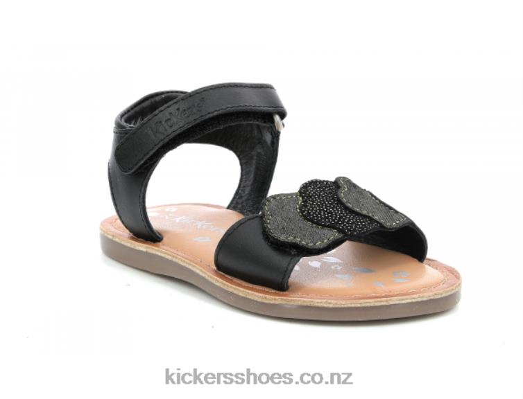 Kickers Kids Dyastar Black Gold NPZDR478