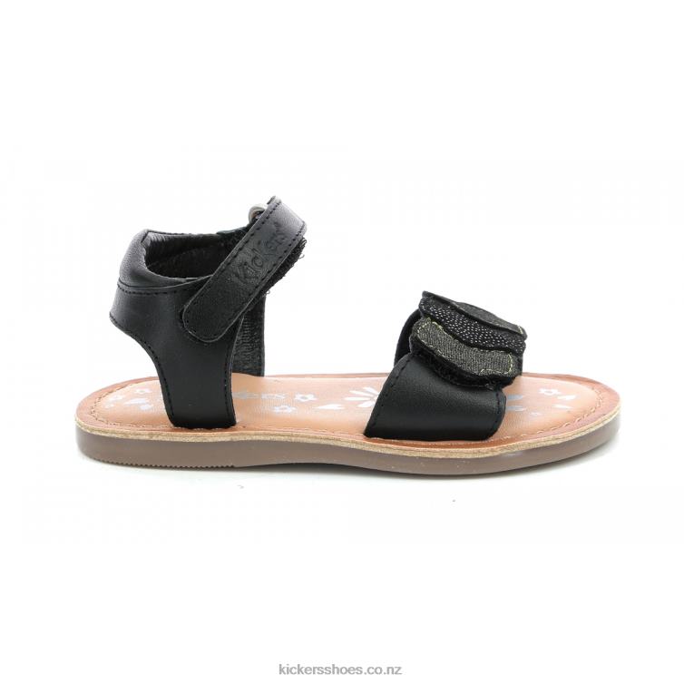 Kickers Kids Dyastar Black Gold NPZDR478