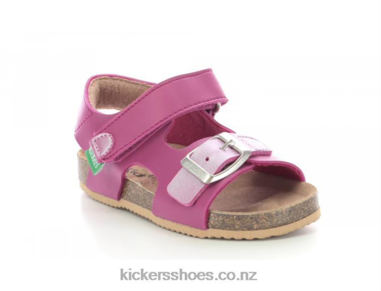 Kickers Kids Fuxio Dark Pink NPZDR398