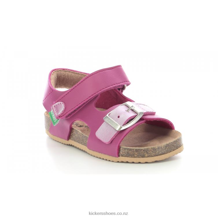 Kickers Kids Fuxio Dark Pink NPZDR398