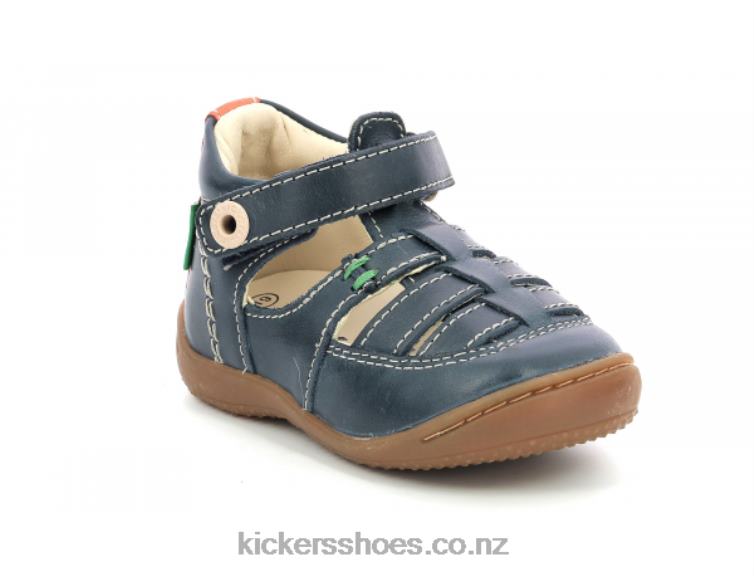 Kickers Kids Gakick Navy Orange NPZDR427