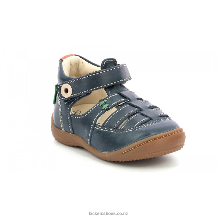 Kickers Kids Gakick Navy Orange NPZDR427