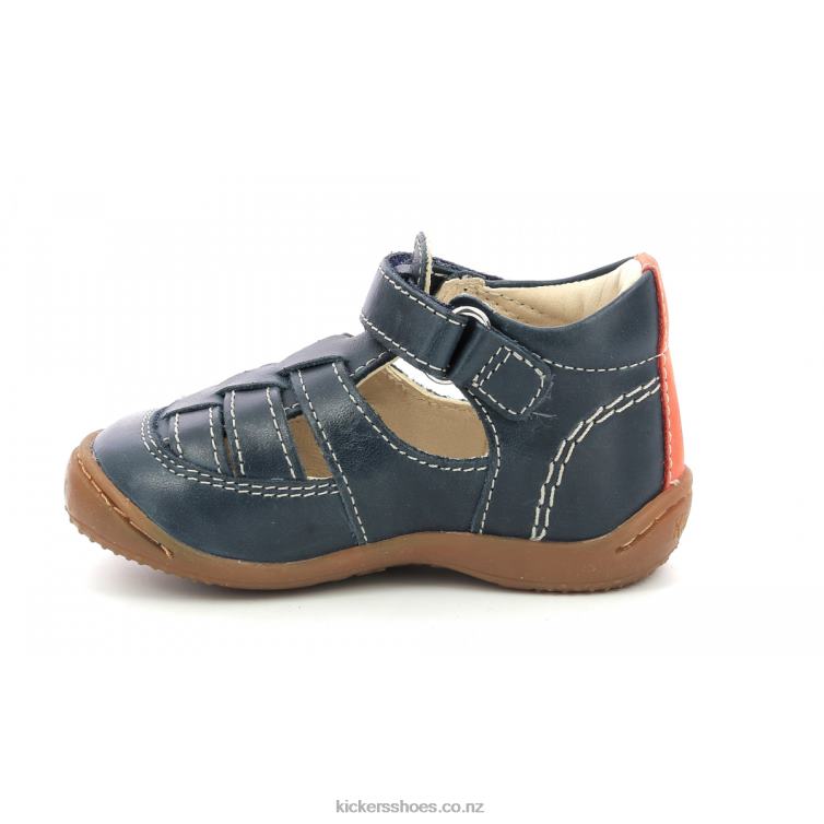Kickers Kids Gakick Navy Orange NPZDR427