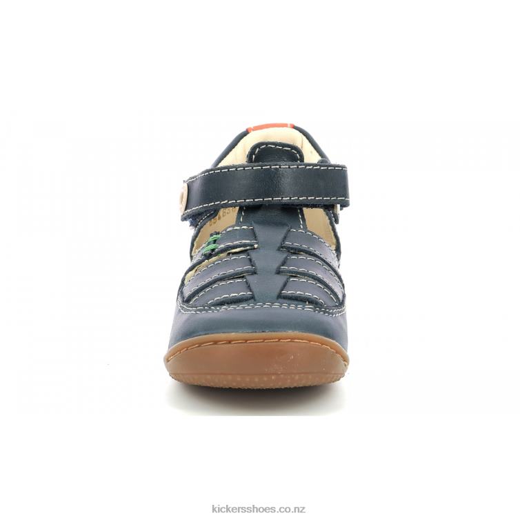 Kickers Kids Gakick Navy Orange NPZDR427