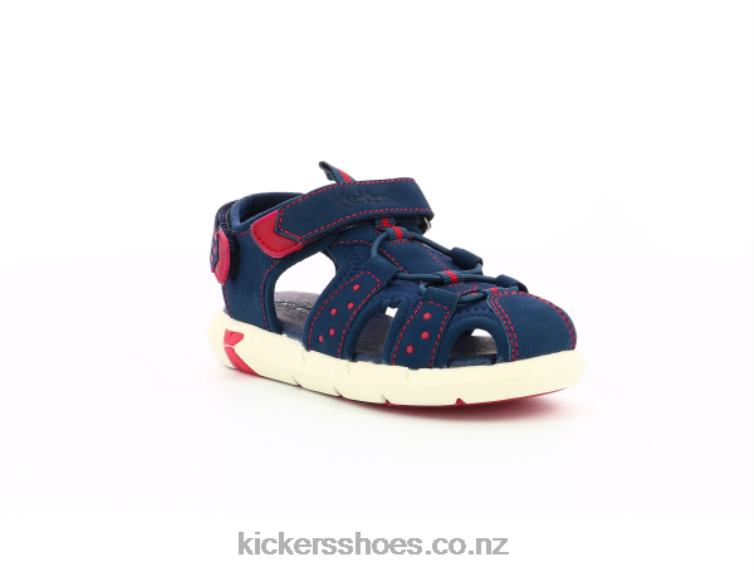 Kickers Kids Jumange Navy Red NPZDR492