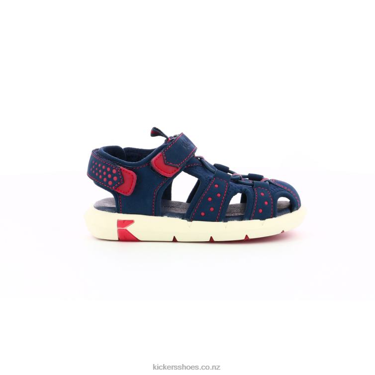 Kickers Kids Jumange Navy Red NPZDR492