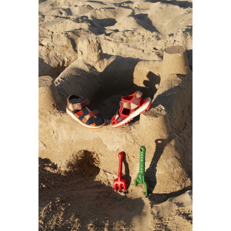 Kickers Kids Kickclic Navy Orange NPZDR450