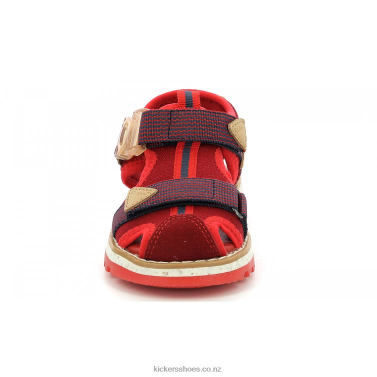 Kickers Kids Kickclic Red Navy NPZDR451