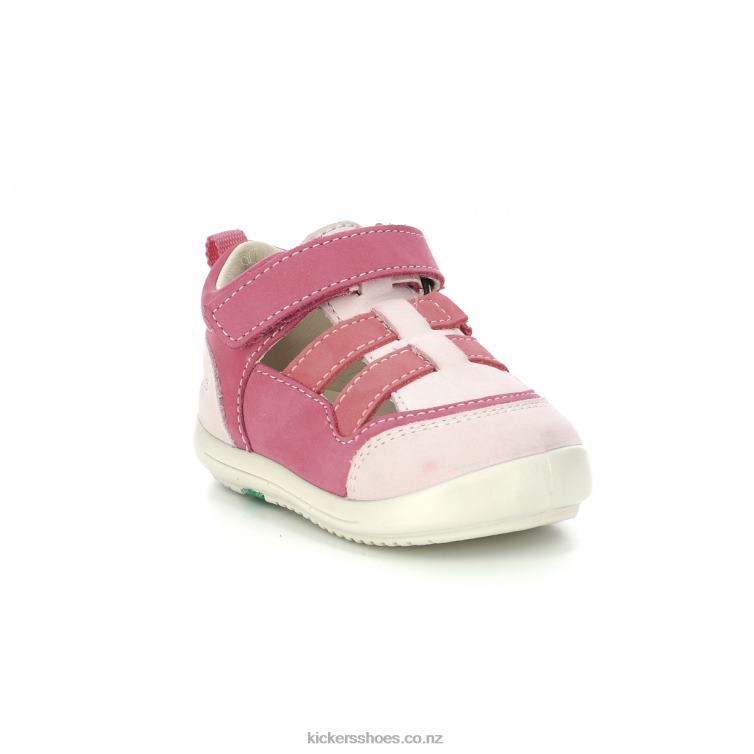 Kickers Kids Klony Pink Tricolor NPZDR420
