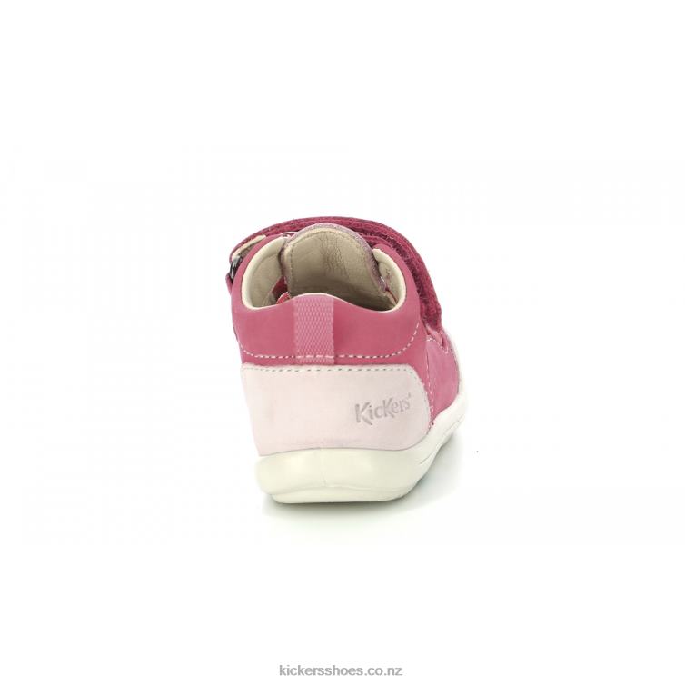 Kickers Kids Klony Pink Tricolor NPZDR420