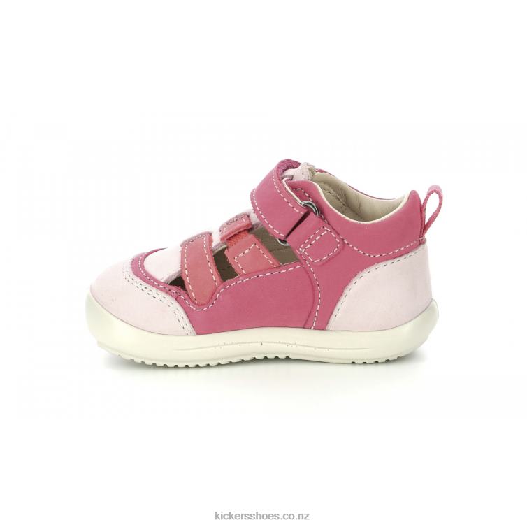 Kickers Kids Klony Pink Tricolor NPZDR420