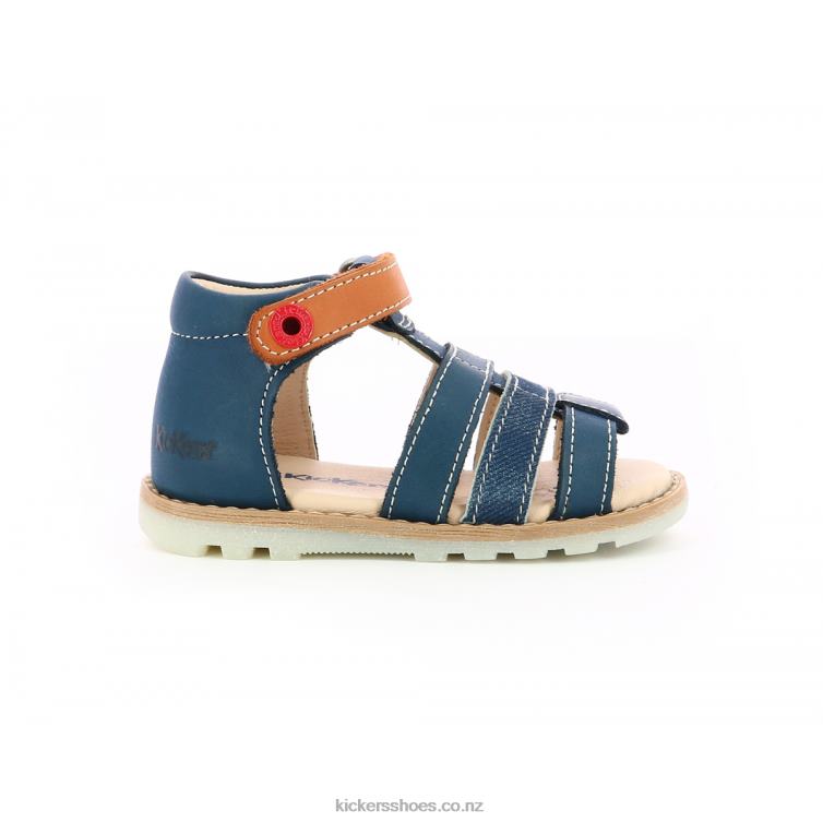 Kickers Kids Noopi Navy Camel NPZDR455