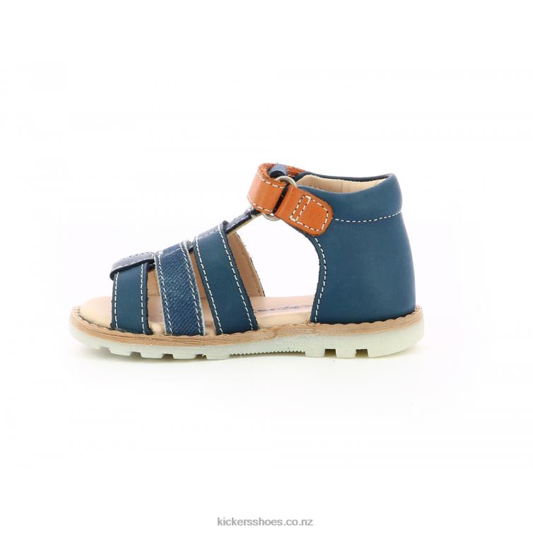 Kickers Kids Noopi Navy Camel NPZDR455