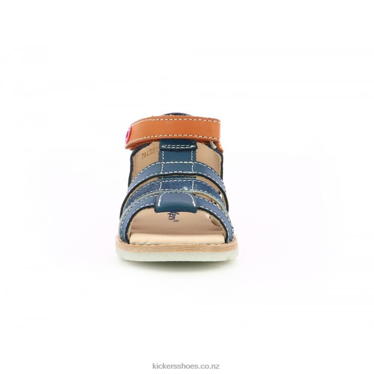 Kickers Kids Noopi Navy Camel NPZDR455