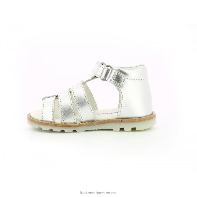 Kickers Kids Noopi Silver NPZDR462