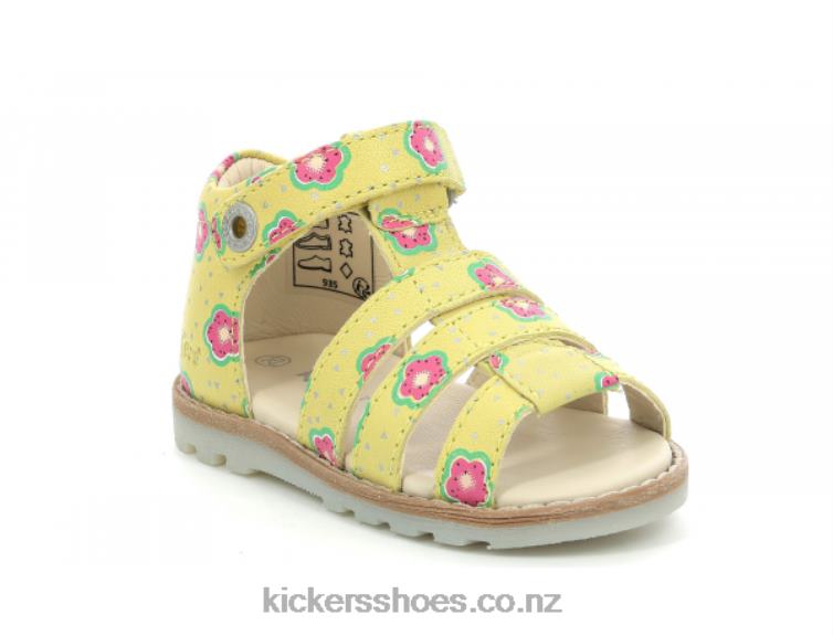 Kickers Kids Noopi Yellow Flower NPZDR389