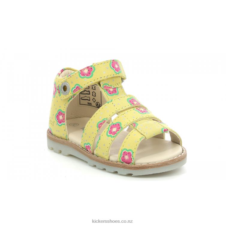 Kickers Kids Noopi Yellow Flower NPZDR389