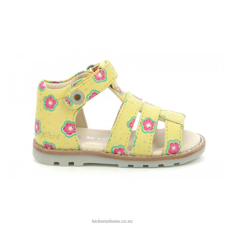 Kickers Kids Noopi Yellow Flower NPZDR389
