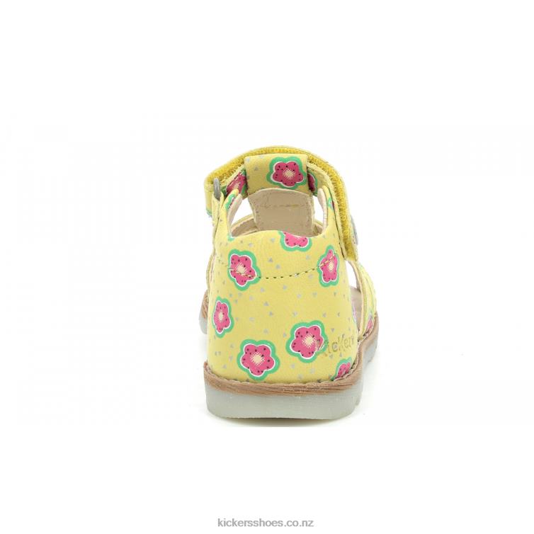 Kickers Kids Noopi Yellow Flower NPZDR389