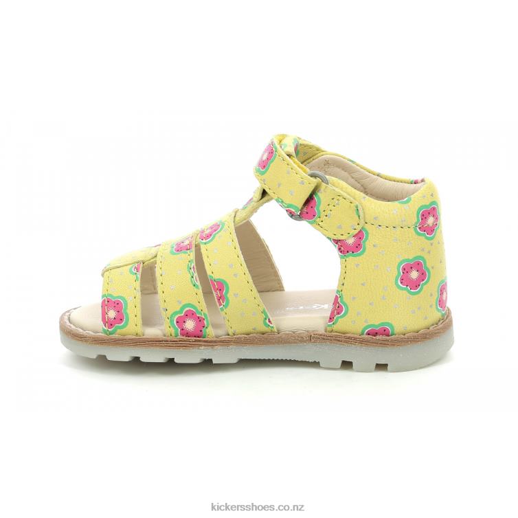 Kickers Kids Noopi Yellow Flower NPZDR389
