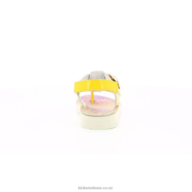 Kickers Kids Odysse Yellow Patent NPZDR763