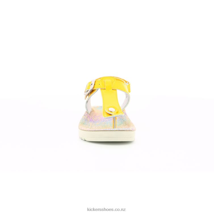 Kickers Kids Odysse Yellow Patent NPZDR763