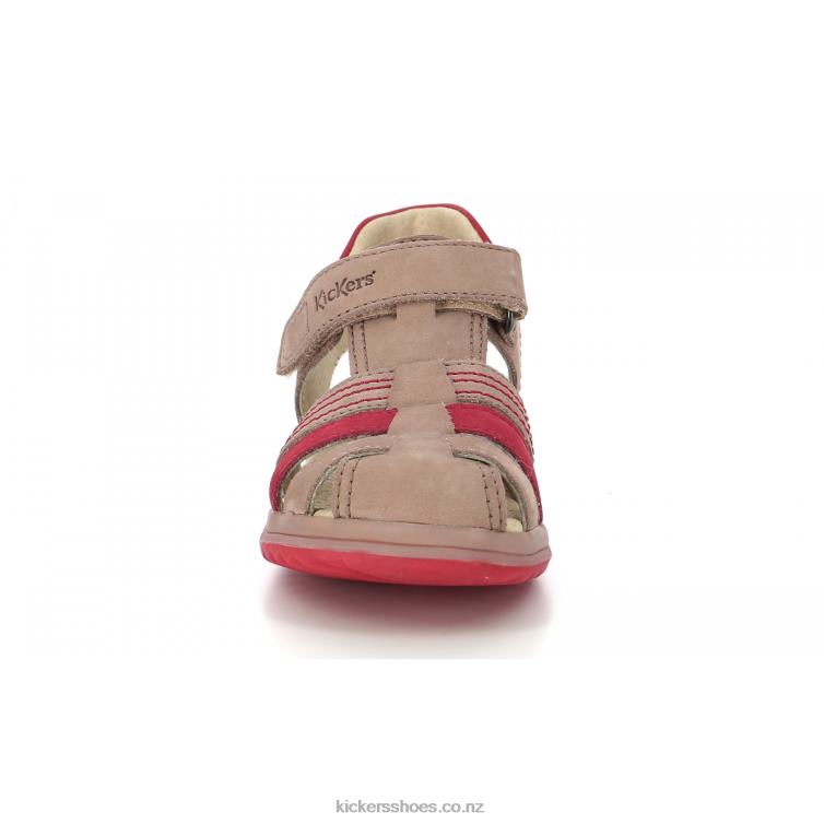Kickers Kids Platinium Beige Orange NPZDR404