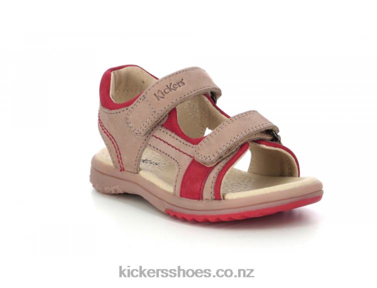 Kickers Kids Platino Beige Orange NPZDR405