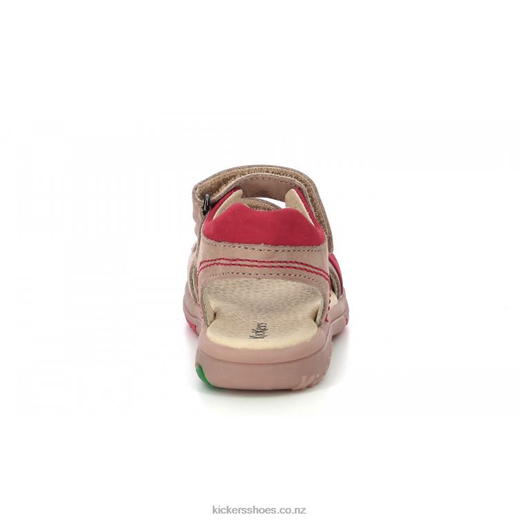 Kickers Kids Platino Beige Orange NPZDR405
