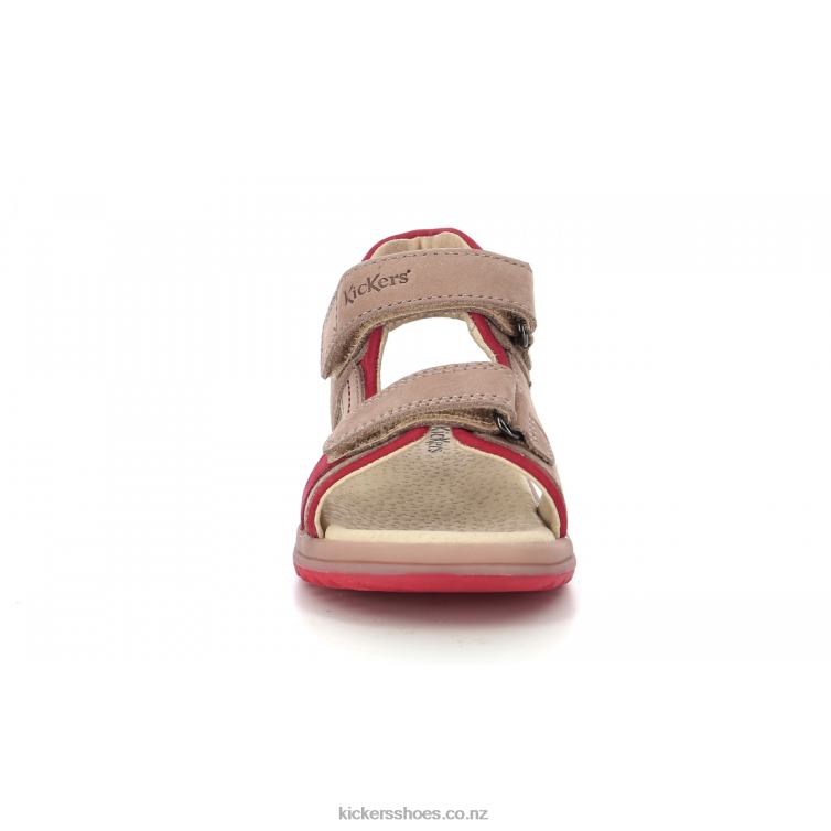 Kickers Kids Platino Beige Orange NPZDR405