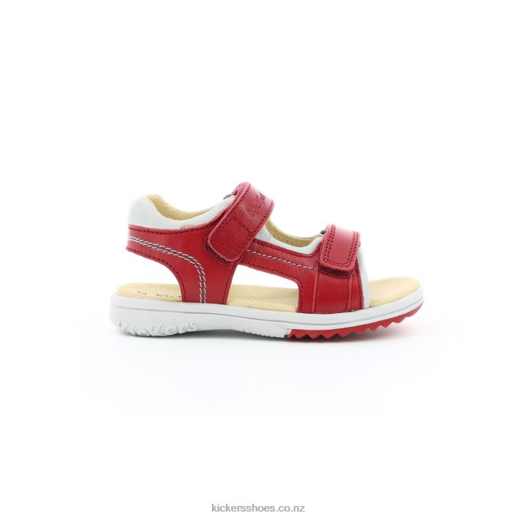 Kickers Kids Platino Red Grey NPZDR386