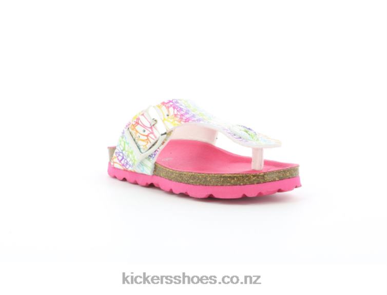 Kickers Kids Summeriza White Multico Ethnic NPZDR470