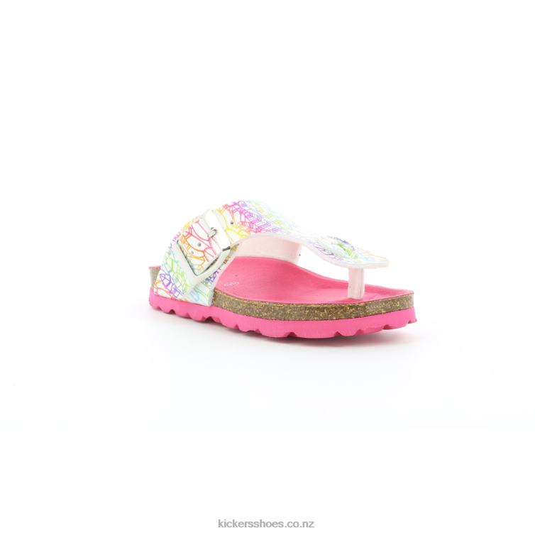 Kickers Kids Summeriza White Multico Ethnic NPZDR470