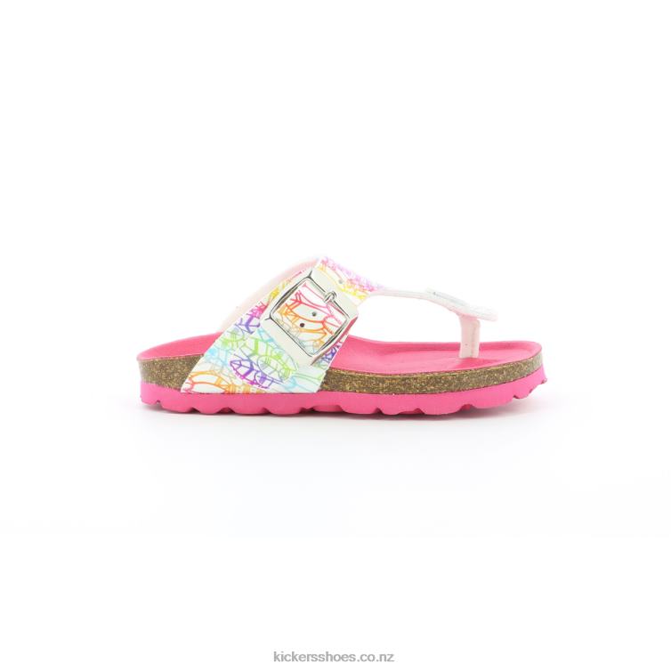 Kickers Kids Summeriza White Multico Ethnic NPZDR470