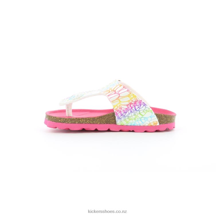 Kickers Kids Summeriza White Multico Ethnic NPZDR470