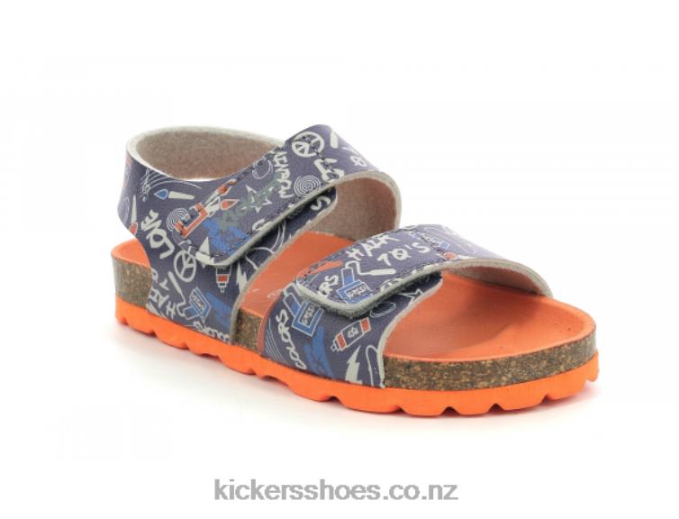 Kickers Kids Summerkro Navy Street NPZDR453