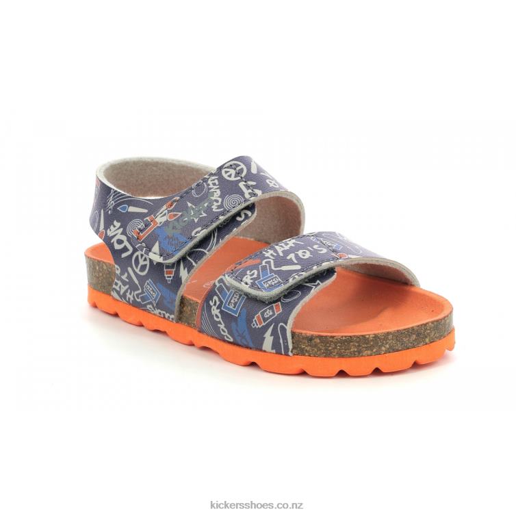 Kickers Kids Summerkro Navy Street NPZDR453