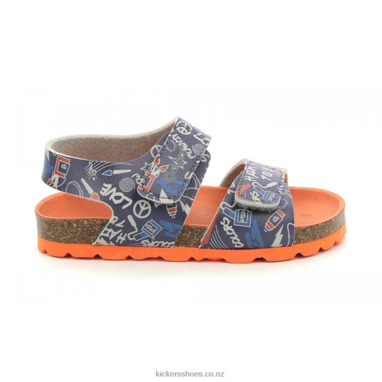 Kickers Kids Summerkro Navy Street NPZDR453