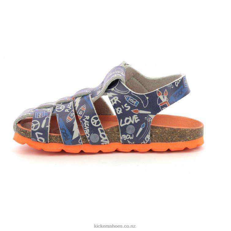 Kickers Kids Summertan Navy Street NPZDR395