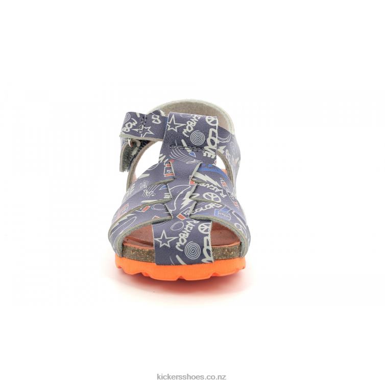 Kickers Kids Summertan Navy Street NPZDR395