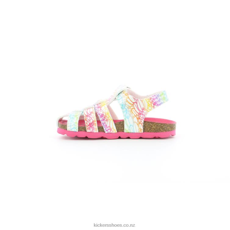 Kickers Kids Summertan White Multico Ethnic NPZDR406