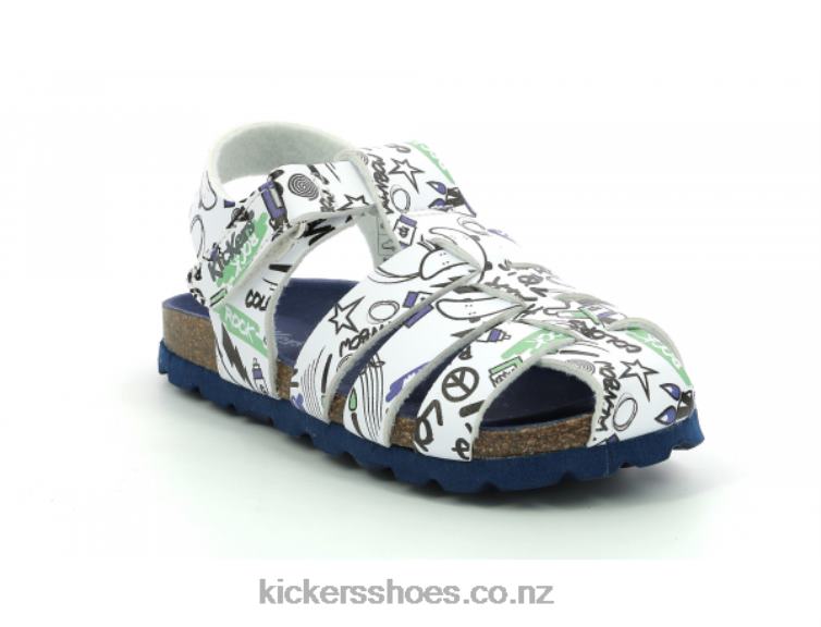 Kickers Kids Summertan White Street NPZDR396