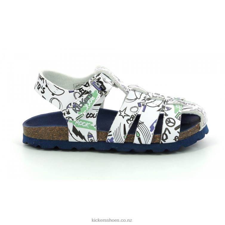 Kickers Kids Summertan White Street NPZDR396