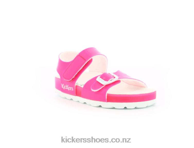 Kickers Kids Sunkro Pink White NPZDR760