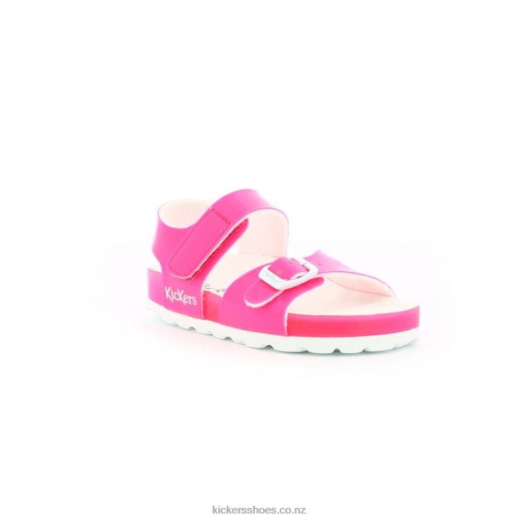 Kickers Kids Sunkro Pink White NPZDR760