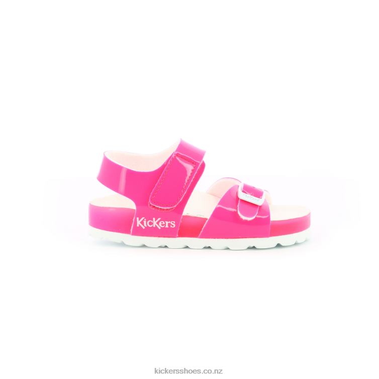 Kickers Kids Sunkro Pink White NPZDR760