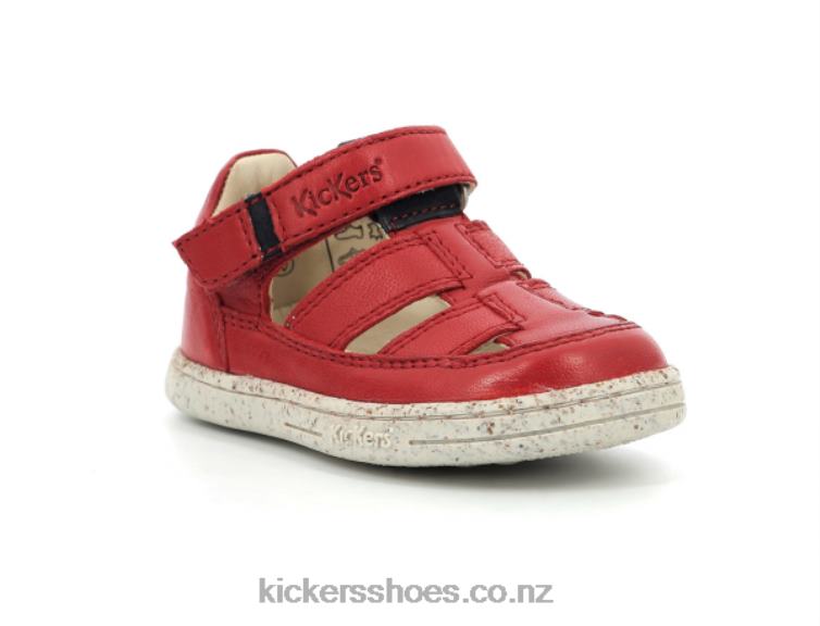 Kickers Kids Tractus Red Navy NPZDR461