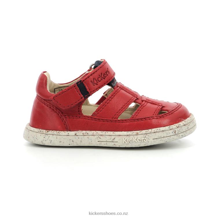 Kickers Kids Tractus Red Navy NPZDR461