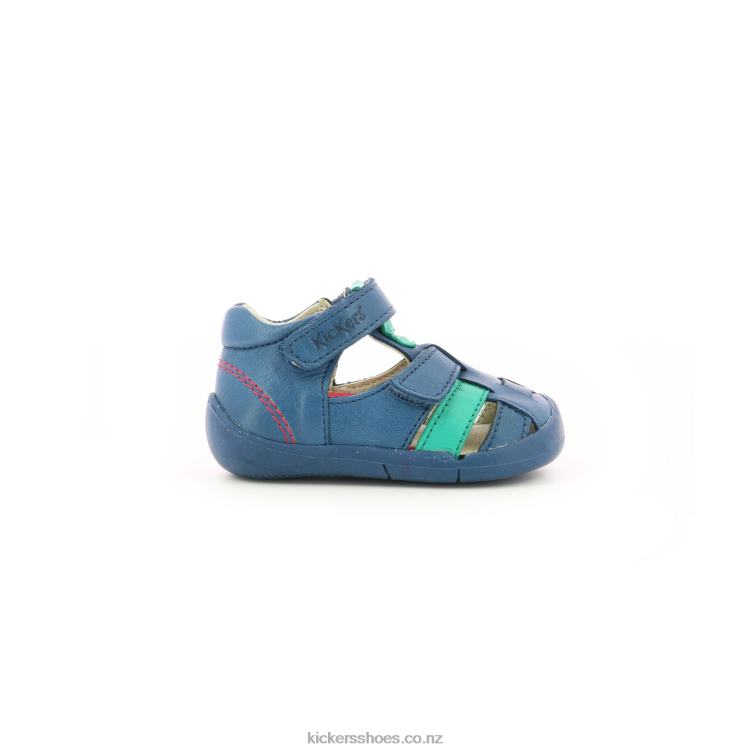 Kickers Kids Wasabou Blue Green NPZDR437